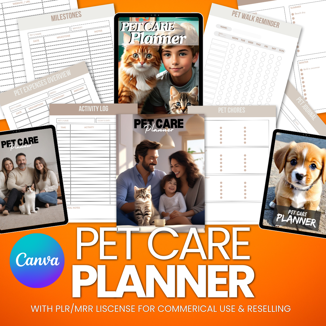 PET Care Planner template