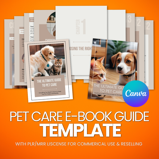 Pet Care E-Book Guide Template