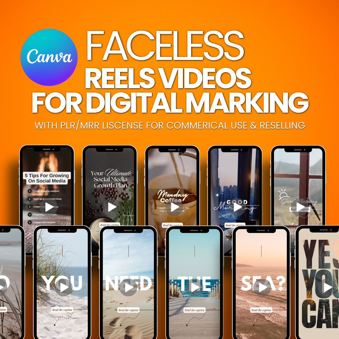 Faceless Reels Videos for Digital Marketing