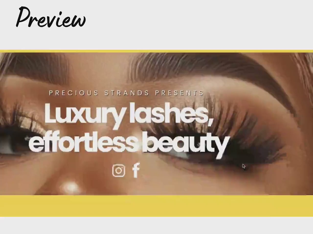 Yellow Shopify Theme Template, Yellow and White Theme, Website for Lash Techs Shopify Website Design, Shopify Banners, Lash tech