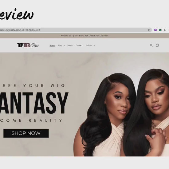 Nude Shopify Theme Template, Melanin Hair Theme, Website for Hair Businesses Shopify Website Design, Shopify Banners, Business Owners