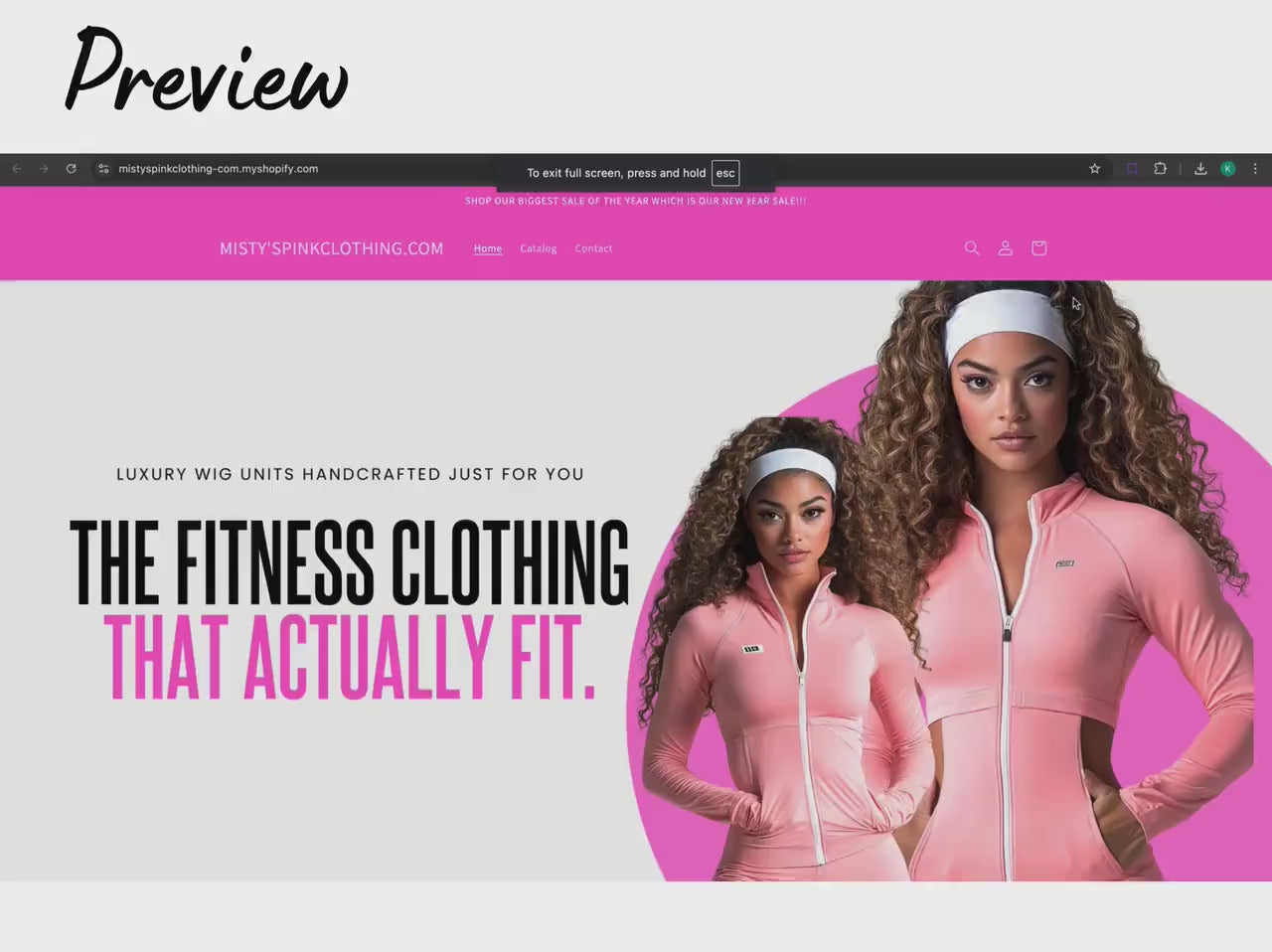 Clothing Business Shopify Theme Template, Retail Theme, Website for Fitness Brand Shopify Website Design, Shopify Banners